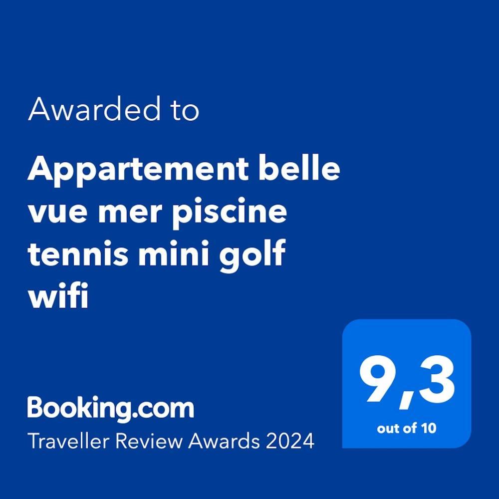 Appartement belle vue mer piscine tennis mini golf wifi Le Barcarès Esterno foto
