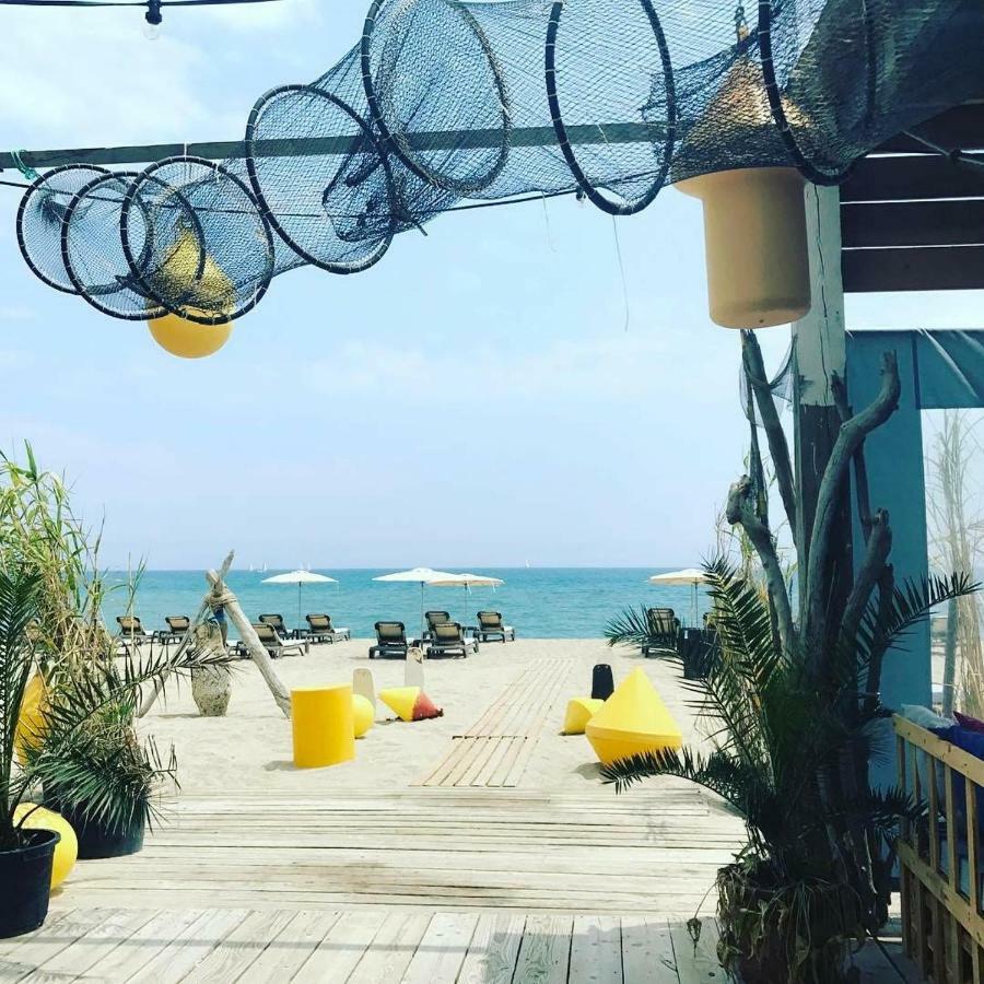 Appartement belle vue mer piscine tennis mini golf wifi Le Barcarès Esterno foto
